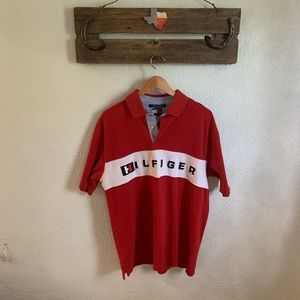 Vintage Tommy Hilfiger spell out color block